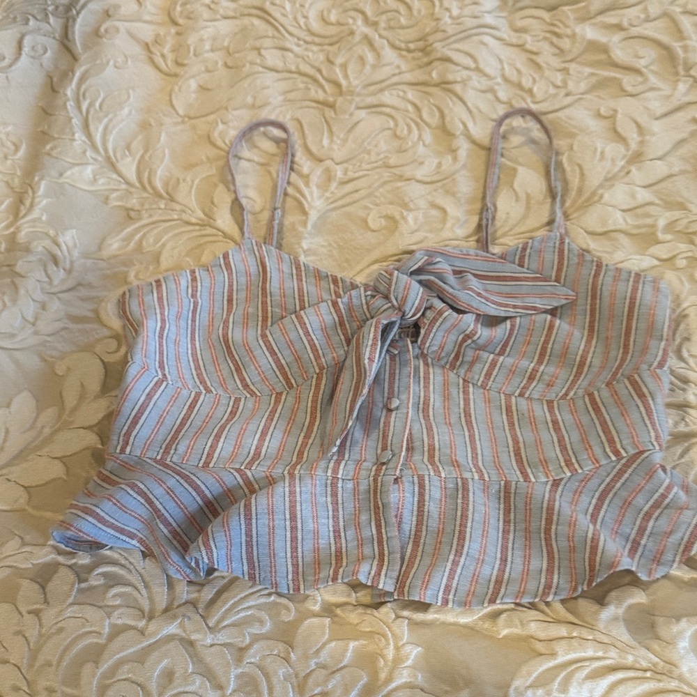 Striped Sleeveless Top